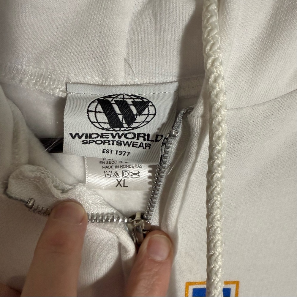 UCLA White Zip-Up Hoodie - Picture 2 of 8